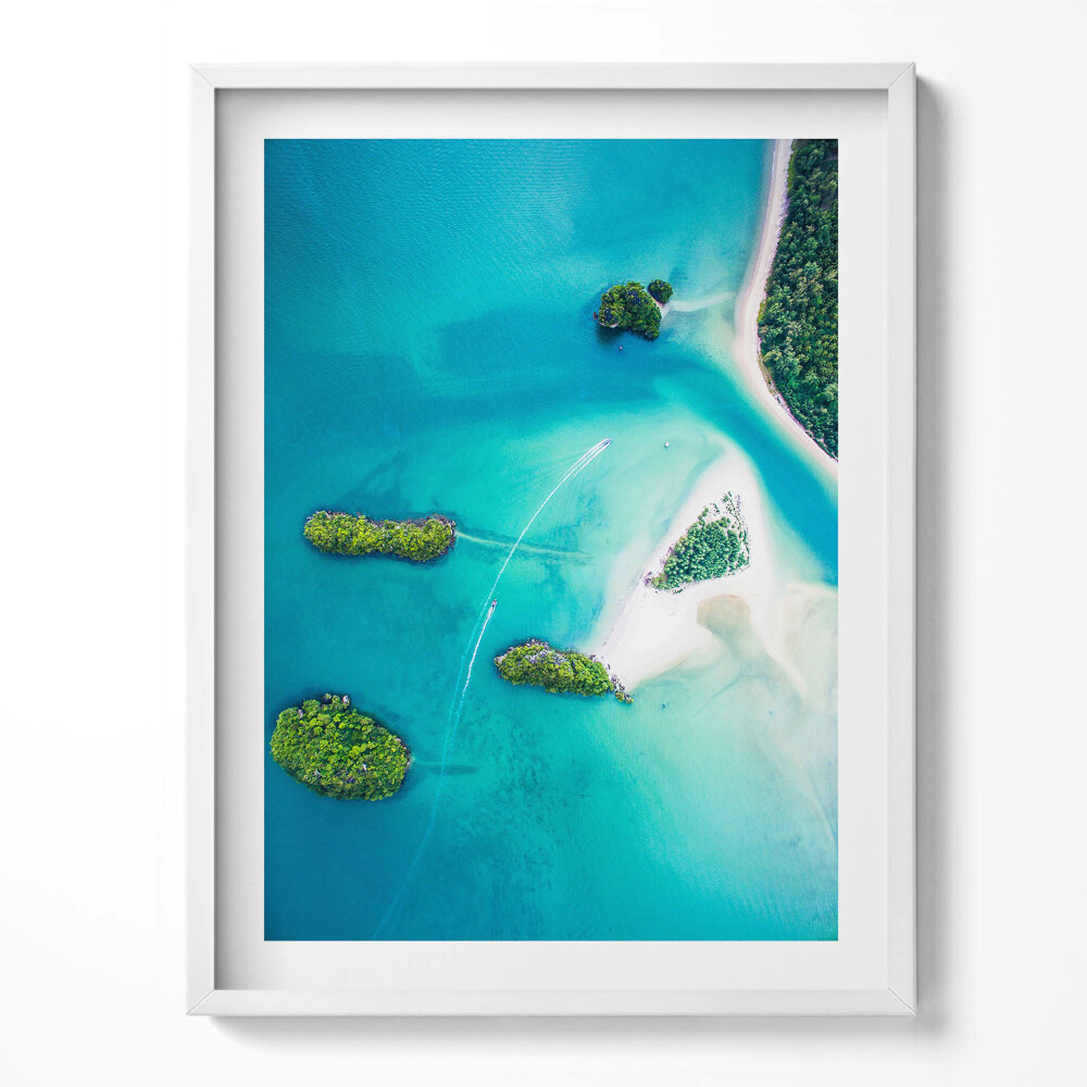 Keretezett kép Madártávlatból tengerpart