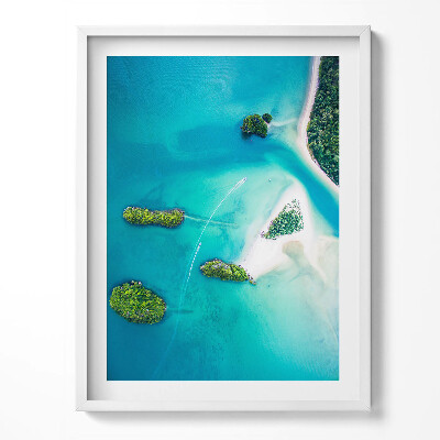 Keretezett kép Madártávlatból tengerpart