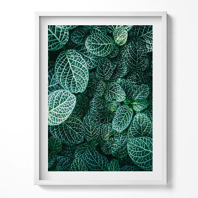 Kép keretben Zöld vad levelek