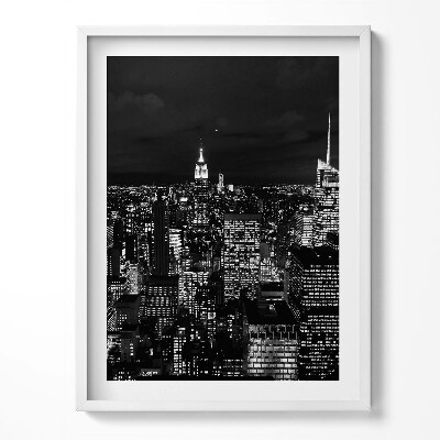 Kép keretben Nyüzsgő városi utcák éjszaka