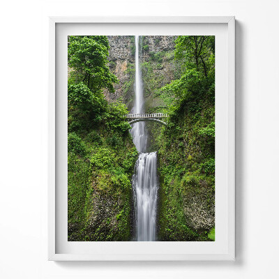 Kép keretben Zöldház ablak és növények