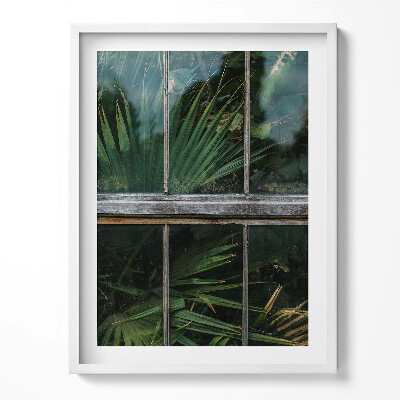 Keretezett kép Üres út az őszi erdőben