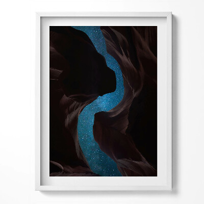 Keretezett kép Cottage on a lake in the mountains