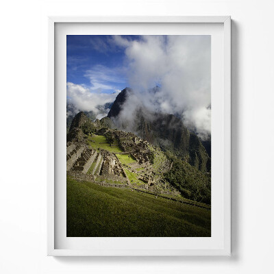 Kép keretben Medúza fekete háttéren