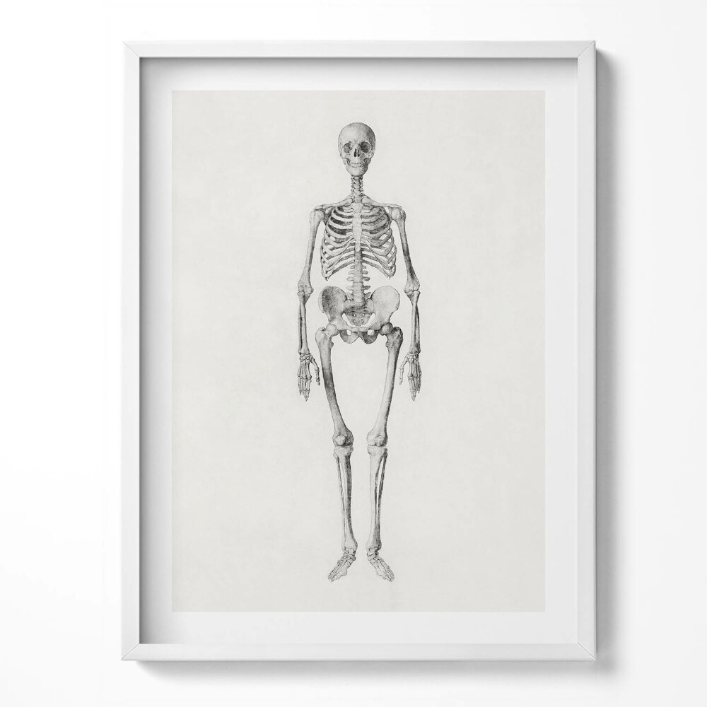 Keretezett kép Festmény Lány gyöngyökkel