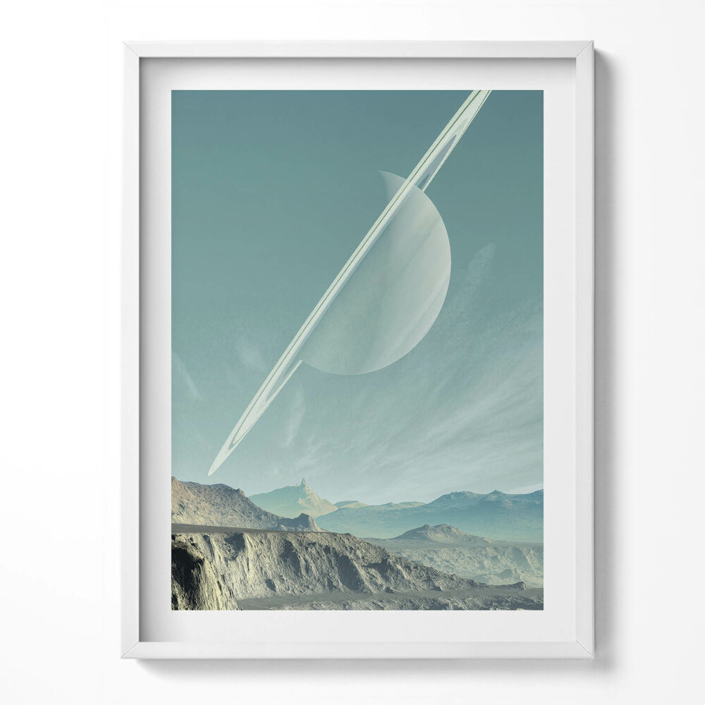 Keretezett kép Egy sziget absztrakt illusztrációja. koponyák