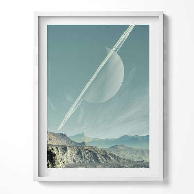 Keretezett kép Egy sziget absztrakt illusztrációja. koponyák