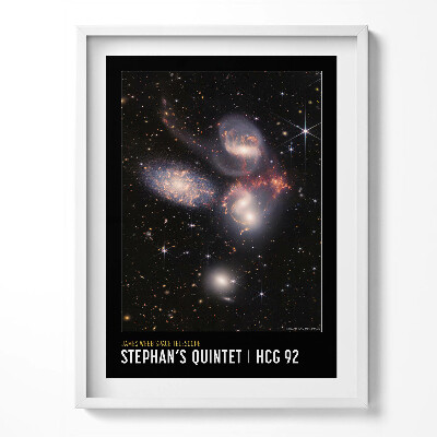 Keretezett kép Plakát űr témájú NASA képek