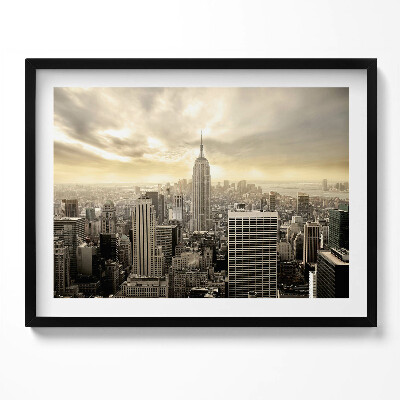 Kép keretben New York-i városkép Empire State Building