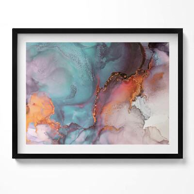 Kép keretben Absztrakt színes áramlások
