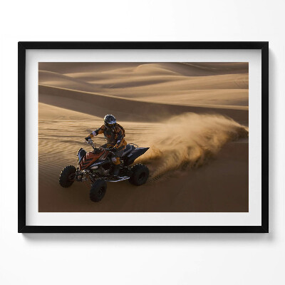 Kép keretben Quad motorozás a homokdűnék között