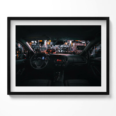 Kép keretben Városi éjszakai forgalom