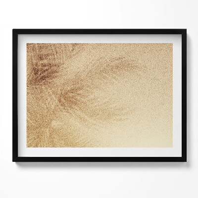 Kép keretben Homokos háttér növényi motívum