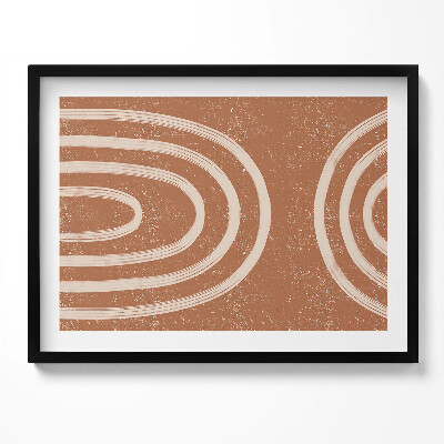 Kép keretben Absztrakt vonalak és formák