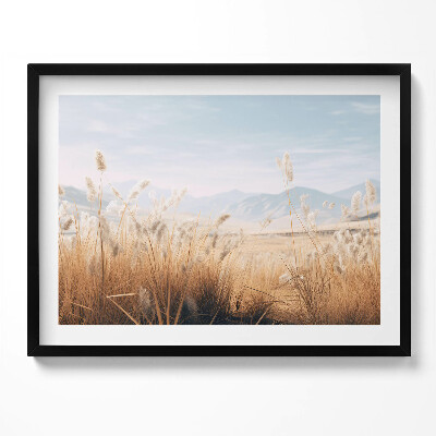 Kép keretben Természetes táj fűfélék