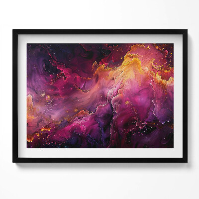 Kép keretben Absztrakt színes hullámok