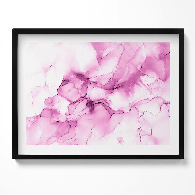 Kép keretben Absztrakt rózsaszín motívum