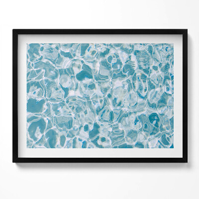 Kép keretben Víz tükröződése és hullámzása