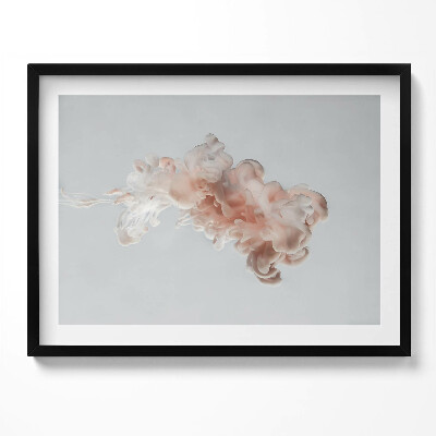 Kép keretben Absztrakt festmény lágy színek