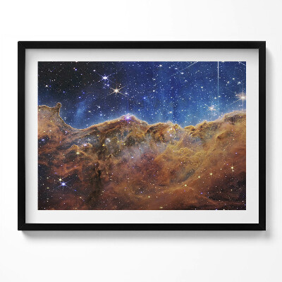 Kép keretben Csillagköd és csillagok