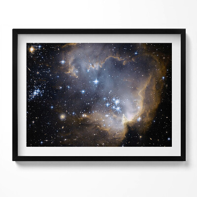 Kép keretben Csillagos égbolt és galaxisok