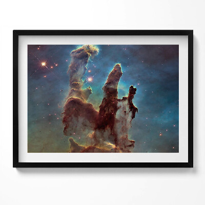 Kép keretben Csillagközi köd és galaktikus forma