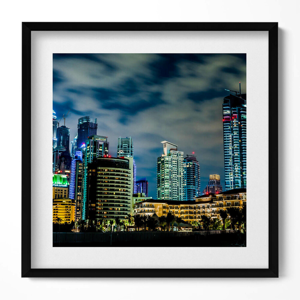 Keretezett falikép Modern városi táj