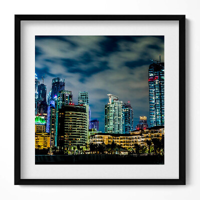 Keretezett falikép Modern városi táj