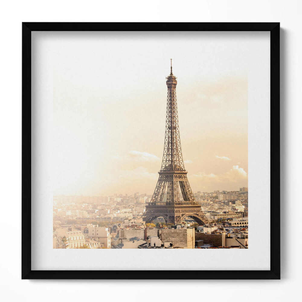 Keretezett falikép Eiffel-torony Párizsban