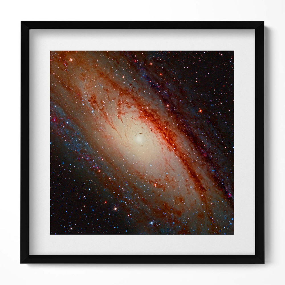 Keretezett falikép Galaxis és csillagok