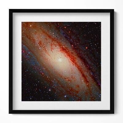 Keretezett falikép Galaxis és csillagok