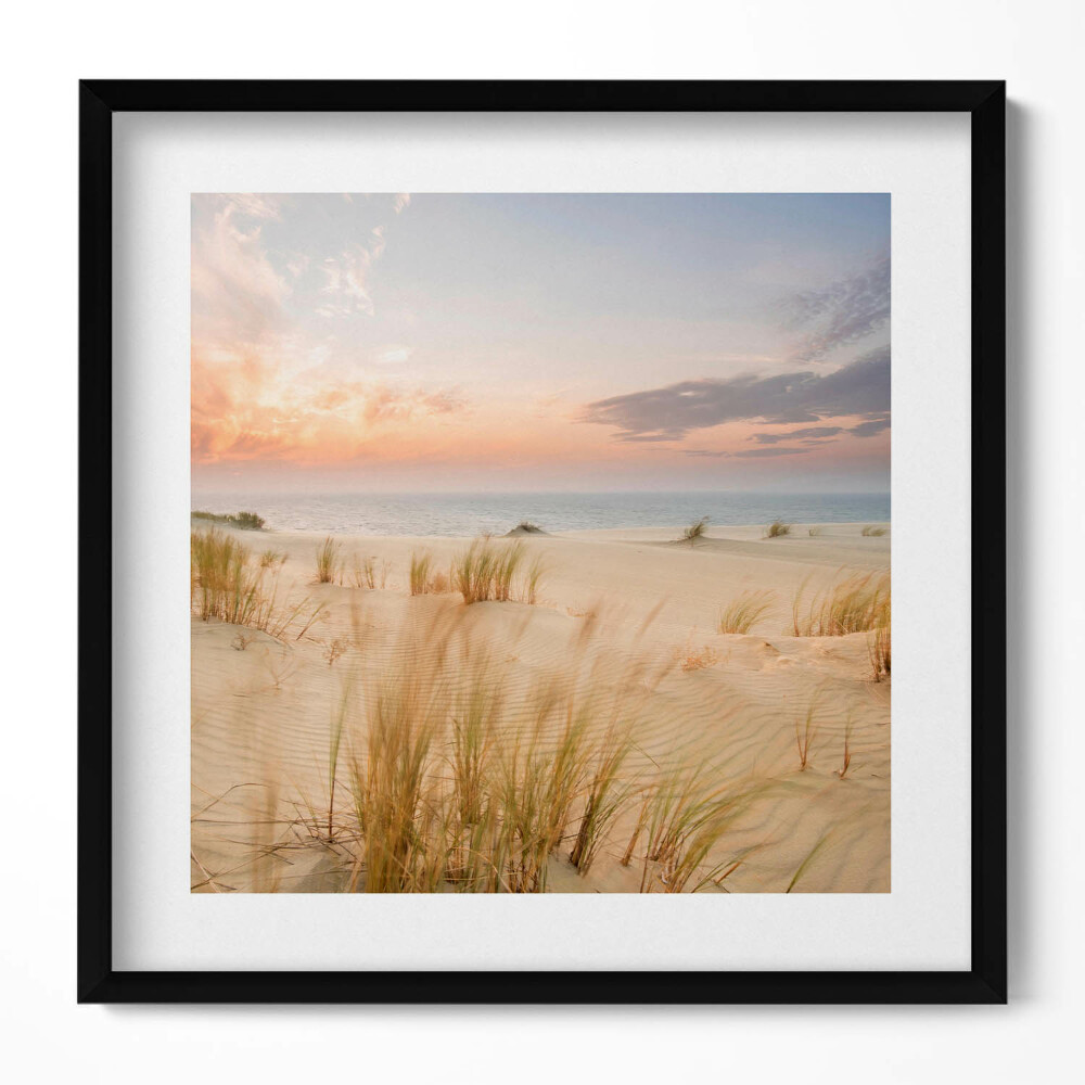 Keretezett falikép Tengerparti táj homokdűnék