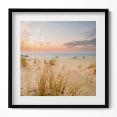 Keretezett falikép Tengerparti táj homokdűnék