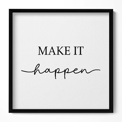 Keretezett falikép Inspiráló felirat: 