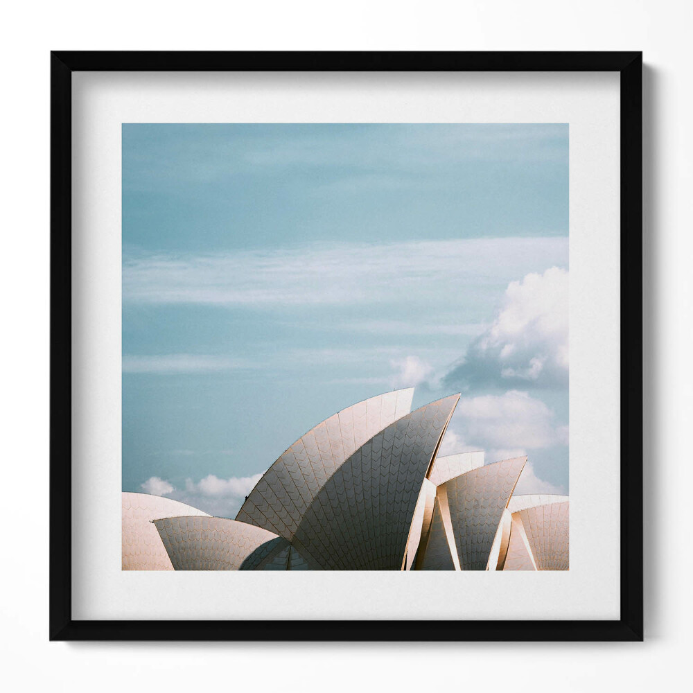 Keretezett falikép Modern építészeti forma