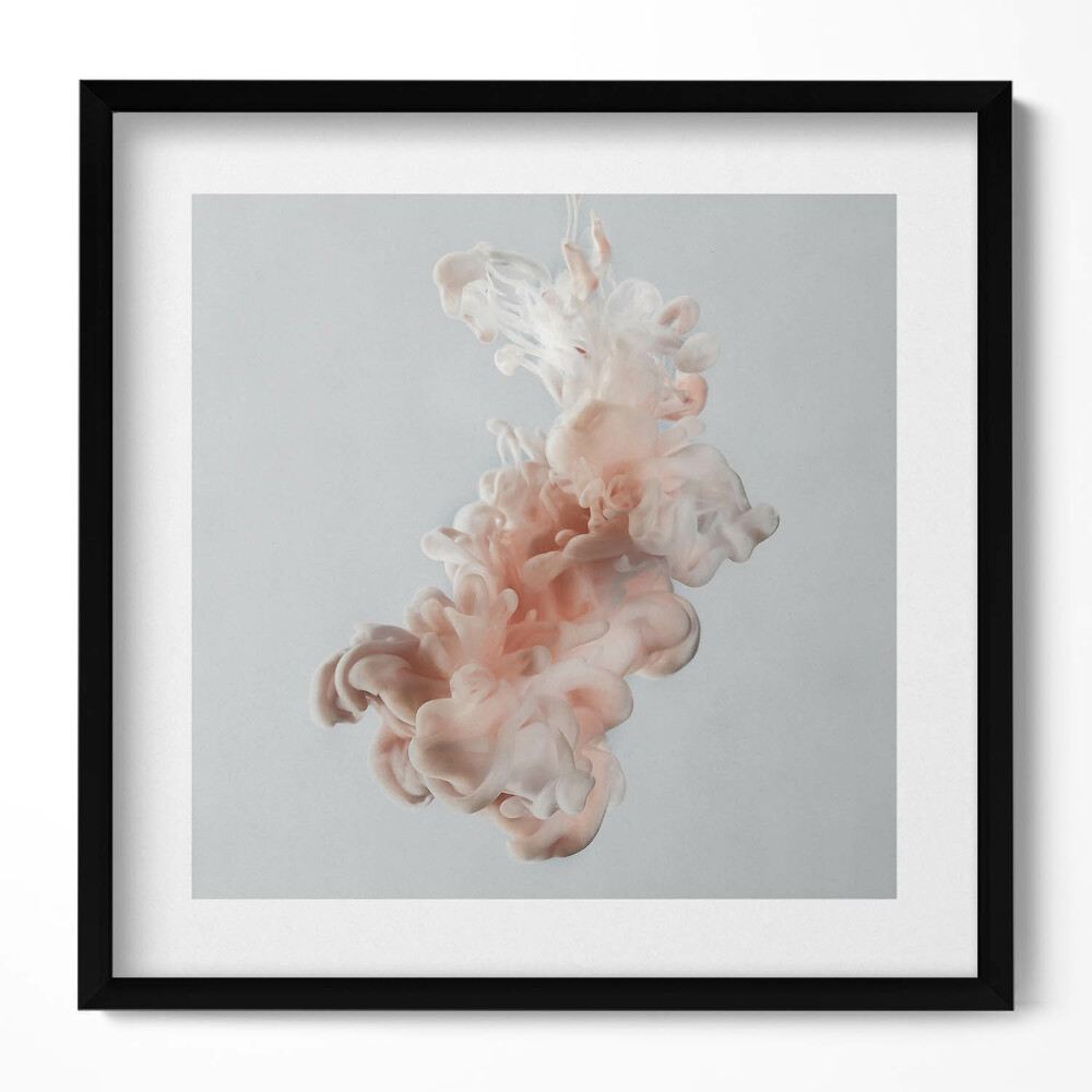 Keretezett falikép Absztrakt lágy színű forma