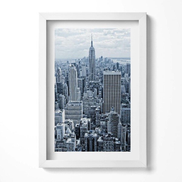 Keretezett kép New York város panorámája