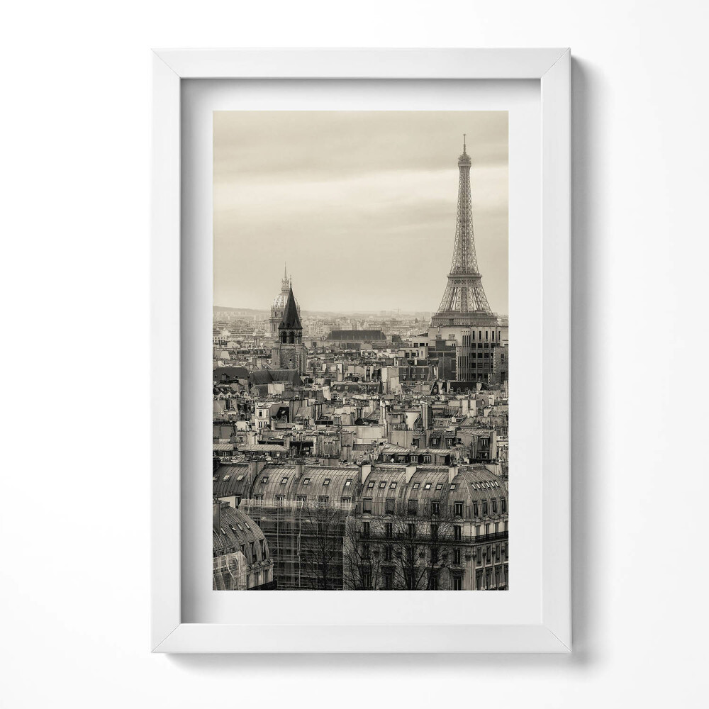 Keretezett kép Párizsi városkép Eiffel-torony
