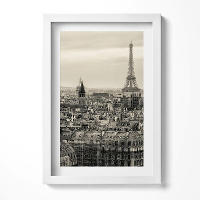 Keretezett kép Párizsi városkép Eiffel-torony