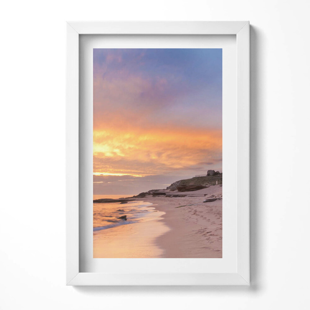 Keretezett kép Naplemente a tengerparton