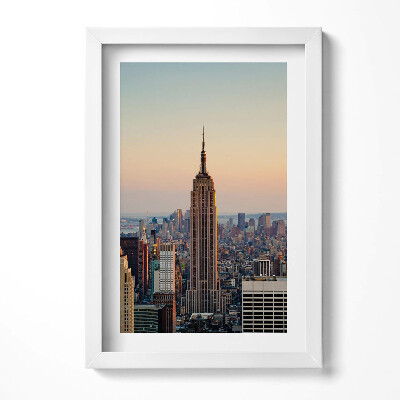 Keretezett kép Empire State Building naplementében