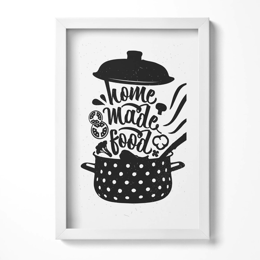 Keretezett kép Házias ételek lábas felirat