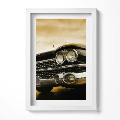 Keretezett kép Retro autó frontja