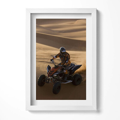 Keretezett kép Quad motorozás a homokdűnék között