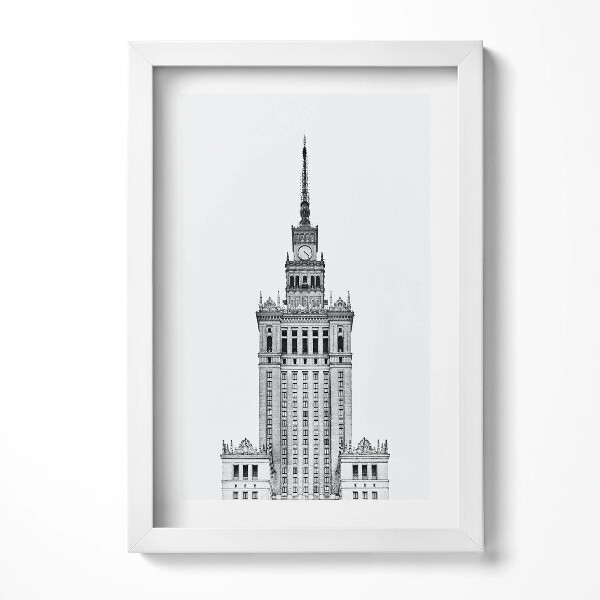 Keretezett kép Fényképes épület toronnyal