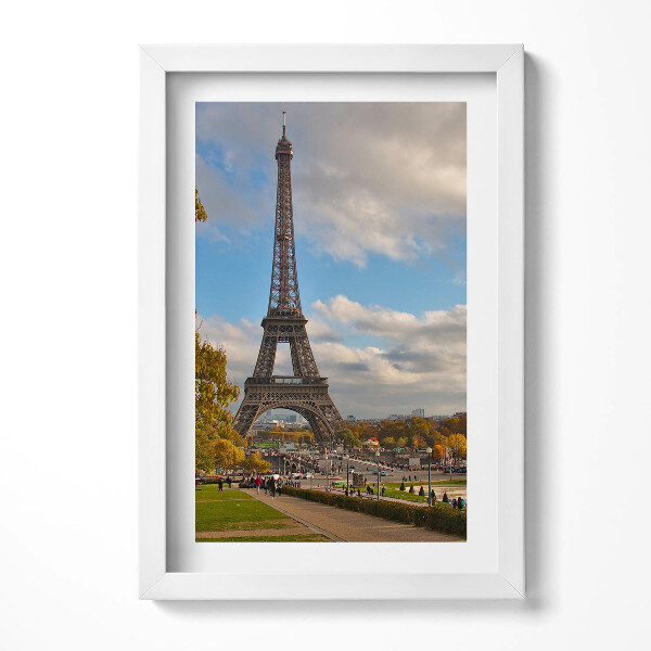 Keretezett kép Eiffel-torony a háttérben