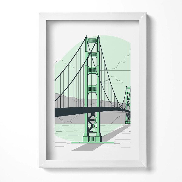 Keretezett kép Híd modern stílusban