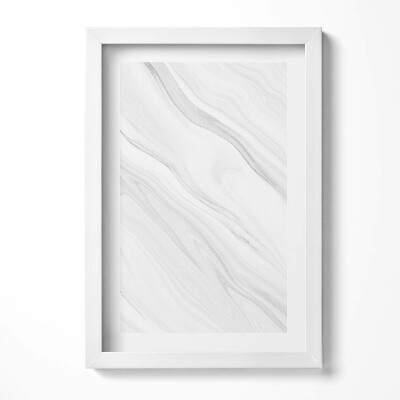 Keretezett kép Absztrakt fehér és szürke mintázat