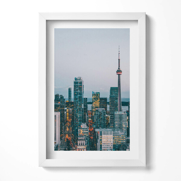 Keretezett kép Modern városkép éjszaka