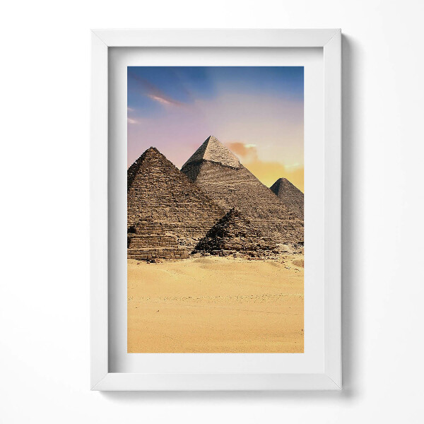 Keretezett kép Ókori piramisok sivatagban